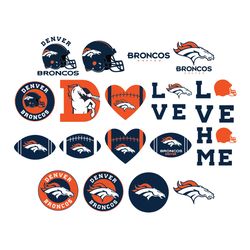 Denver Broncos Bundle Svg, N F L Teams Svg, N F L svg, Football Svg, Sport bundle Svg Cricut File