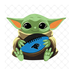 Carolina Panthers Baby Yoda Svg, Sport Svg, Caro