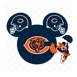 Chicago Minnie Bears Svg, Sport Svg, Chicago Bear