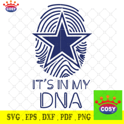 Cowboys Its My DNA Logo Svg, Dallas Cowboys Logo,