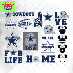 Dallas Cowboys Bundle Svg, Cowboys Logo Svg, Dalla