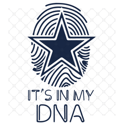 Dallas Cowboys Its My DNA Png, Dallas Cowboys, Cow