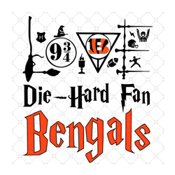 Die Hard Fan Bengals Svg, Sport Svg, Cincinnati Be