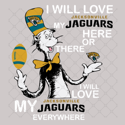 Dr Seuss Warning Jacksonville Jaguars Svg, Sport