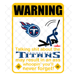 Funny Warning Tennessee Titans Svg, Sport Svg, F