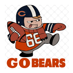 Go Bears Svg, Sport Svg, Chicago Bears Svg, Bear