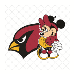 Arizona Cardinals Minnie Svg, Sport Svg, Football