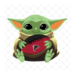 Atlanta Falcons Baby Yoda Svg, Sport Svg, Atlant