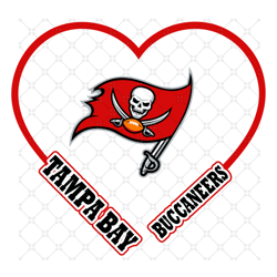 Buccaneers Heart Svg, Sport Svg, Tampa Bay Svg,