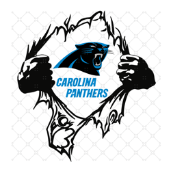 Carolina Panthers Superman Svg, Carolina Panthers