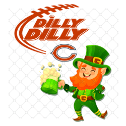Chicago Bears Dilly Dilly Patrick Day Svg, Sport
