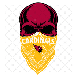 Arizona Cardinals Skull Svg, Sport Svg, Arizona
