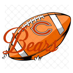 Chicago Bears NFL Ball Svg, Sport Svg, Chicago B 1