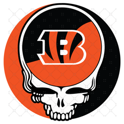 Cincinnati Bengals Skull Svg, Sport Svg, Cincinn 1