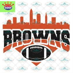 Cleveland Browns Logo Svg, Football Browns Svg, NF