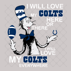 Dr Seuss Indianapolis Colts Svg, Sport Svg, Foot