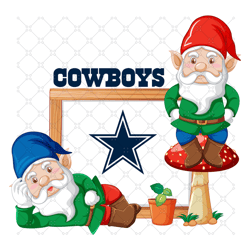 Gnome With Dallas Cowboys Svg, Sport Svg, Cowboy