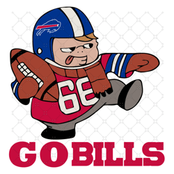 Go Bills Svg, Sport Svg, Buffalo Bills NFL, Bill