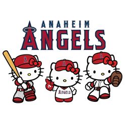 Hello Kitty Los Angeles Angels Baseball