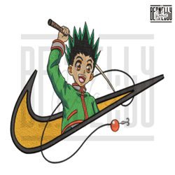 Freecss Gon Embroidery Design File, Hunter x Hunter Anime Embroidery25