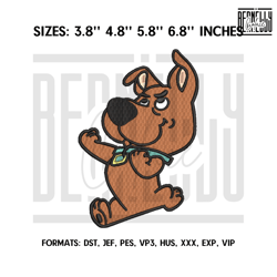 Scooby Doo Embroidery Design, Scooby Doo Anime Embroid403