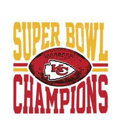 Super Bowl Champions KC Football Svg Digital File