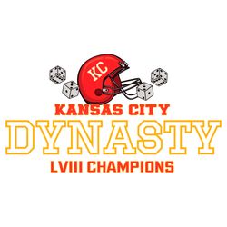 Kansas City Dynasty LVIII Champions Svg Digital File