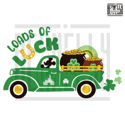 Loads Of Luck Mickey Shamrock Truck Svg Digital File