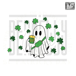 Ghost When You Are Dead Inside But Its St Patricks Day Svg File