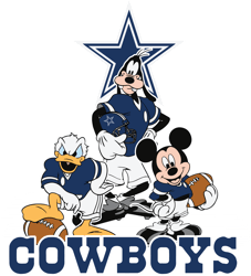 Mickey Mouse Dallas Cowboys American Football Nfl Sports Svg, Mickey NFL Team Svg, Mickey NFL Svg
