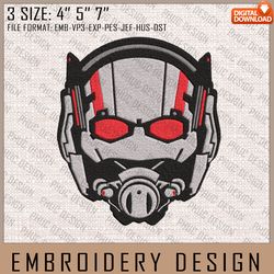 Antman Embroidery Files, Marvel Comics, Movie Inspired Embroidery Design, Machine Embroidery Design13