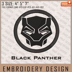 Black Panther Embroidery Files, Marvel Comics, Movie Inspired Embroidery Design, Machine Embroidery 27