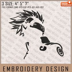 Kakashi Embroidery Files, Naruto, Anime Inspired Embroidery Design, Machine Embroidery Design 5145