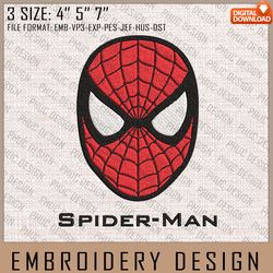 Spider-Man Embroidery Files, Marvel Comics, Movie Inspired Embroidery Design, Machine Embroidery Des315