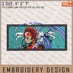 Tanjiro Embroidery Files, Demon Slayer, Anime Inspired Embroidery Design, Machine Embroidery Design336