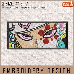 Uzui Embroidery Files, Demon Slayer, Anime Inspired Embroidery Design, Machine Embroidery Design 2352