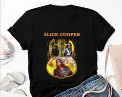 Guitar Alice Cooper Graphic Shirt, 2023 Tour Alice Cooper Shirt, Rock Music Shirt