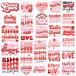 Valentine's Day SVG Bundle, Valentine Day Svg, Valentine Design for Shirts, Valentine Svg, Valentine Cut Files, Cricut
