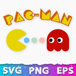 Pacman Svg, Pacman Clipart, Pacman Png, Pac Man Clipart, Pri
