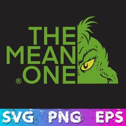 The Mean One Grinch SVG, SVG Grinch Face, Grinch Silhouette