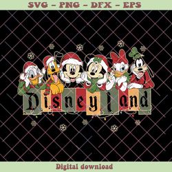Vintage Disneyland Mickey And Friend Light SVG Download, PNG - SVG Files, Z1368