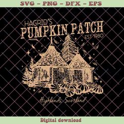 Hagrids Pumpkin Patch Highlands Scotland SVG Download, PNG - SVG Files, Z1392