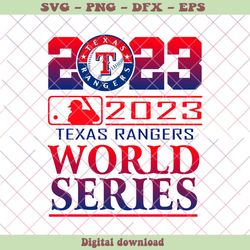 2023 Texas Rangers World Series SVG Cutting Digital File, PNG - SVG Files, Z1407