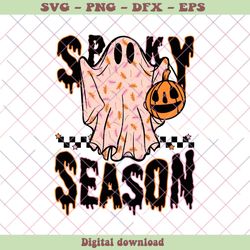Spooky Season Cute and Scary Ghost SVG Graphic Design File, PNG - SVG Files, Z1450