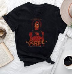 De Palma Stephen King Horror Carrie White Halloween Trending Unisex T-Shirt, Horror Movie Shirt, Carrie Halloween Horror