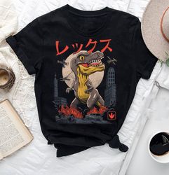 Kaiju T-Rex T-Shirt, Japanese Monster Tyrannosaurus Shirt Fan Gifts, T-Rex Kaiju Shirt, Dinosaurs Kaiju Shirt