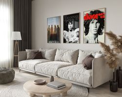 The Doors Set of 3 Posters, The Doors Poster, The Doors Album Cover, Jim Morrison Poster, Graphic Poster, Poster Wall Ar