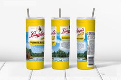 Leinenkugel Summer Shandy Tumbler PNG, Tumbler wrap, Straight Design 20oz/ 30oz Skinny Tumbler PNG, Instant download