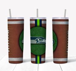 Seattle Seahawks Football Tumbler PNG, Tumbler wrap, Straight Design 20oz/ 30oz Skinny Tumbler PNG, Instant download