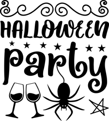 Halloween party Png, Halloween Png, Hocus pocus Png, Happy Halloween Png, Pumpkins Png, Ghost Png, Png file